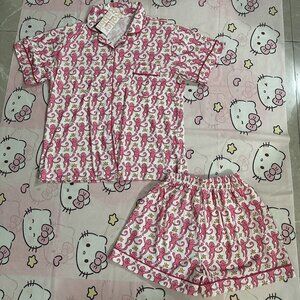 Roller Rabbit Pink Monkey Pajama Set